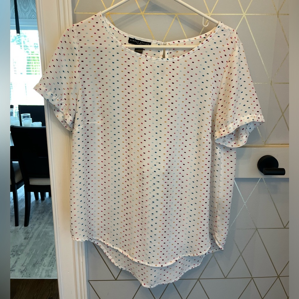 Multi colored blouse